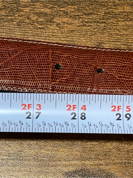 Vintage WCM New York Brown Leather Women’s Belt Size S NWOT
